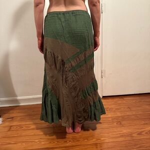 Elegant Green Women's Skirt